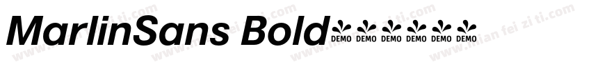MarlinSans Bold字体转换